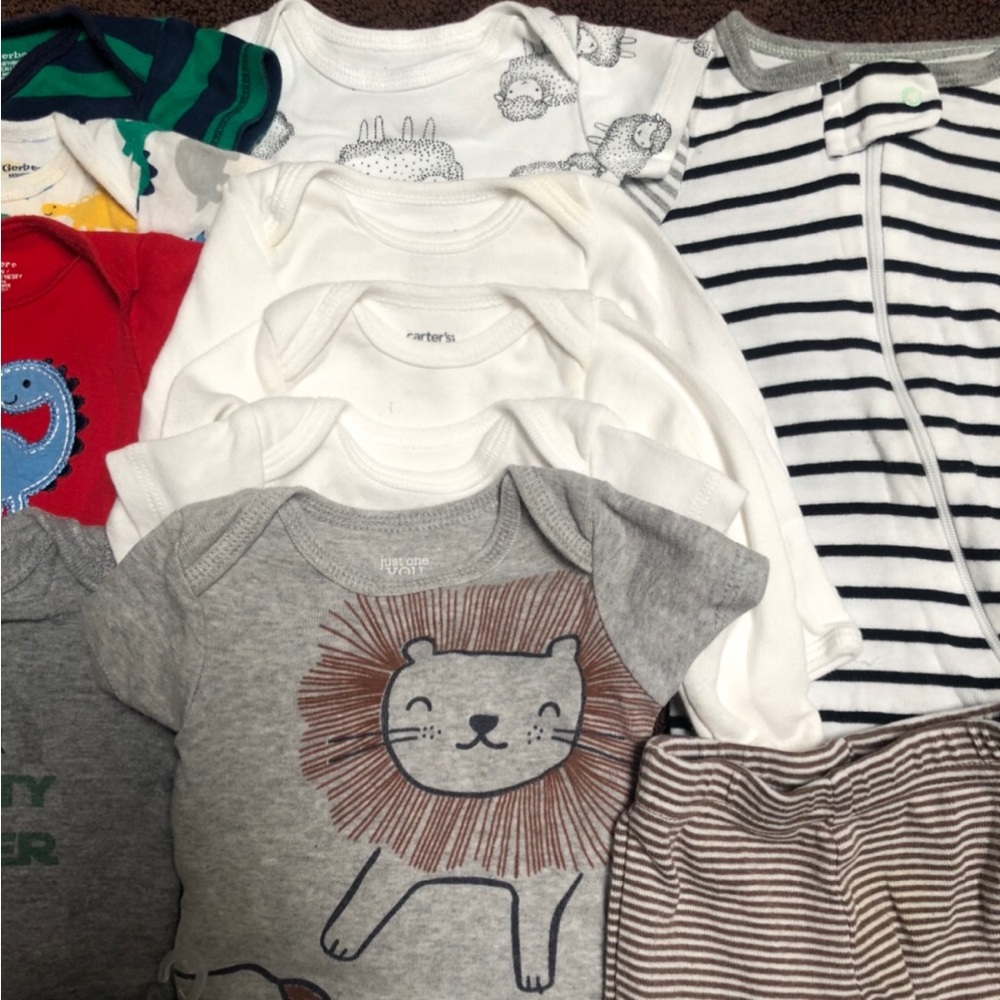 Baby boy newborn clothes x16